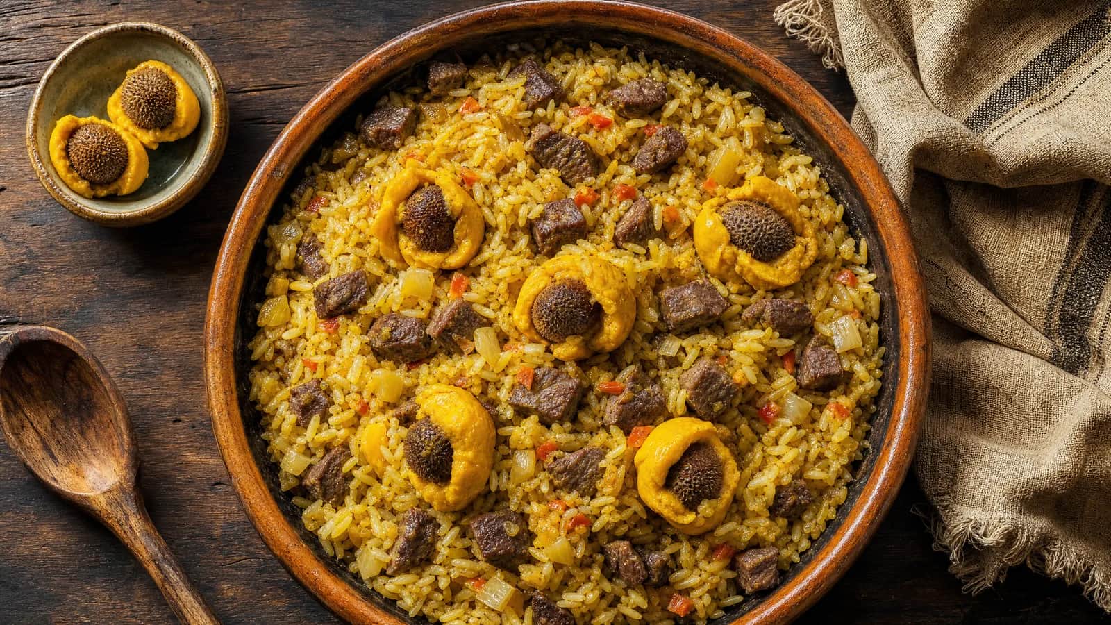 Arroz Maria-Isabel com Pequi