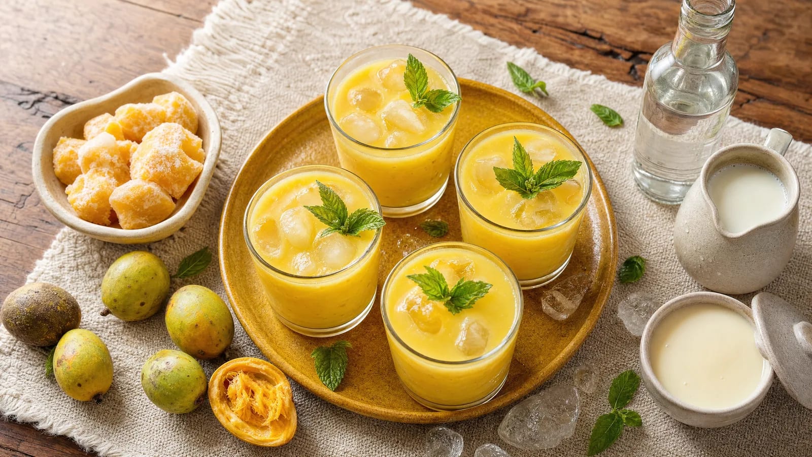 Batida de Cajá com Cachaça — foto 1